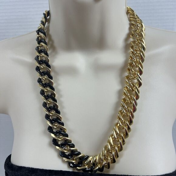 3 Piece Set Light Link Necklace Curb Cuban Link Chain Necklace Bracelet Earrings - Picture 2 of 8